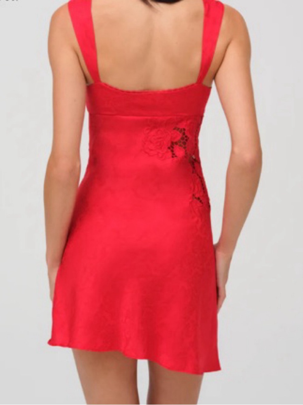 For Love & Lemons Red Claudia Mini Dress - Picture 2 of 14